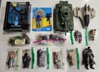 LOT OF VINTAGE FIGURES: GI JOE and DC