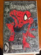 Spider-Man #1  * Marvel 1990 * Todd McFarlane Silver Direct Cover. Never out. 