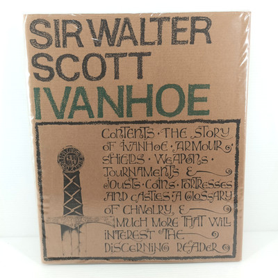 Ivanhoe Sir Walter Scott 1972 Medieval History Normans Knights Templar Book