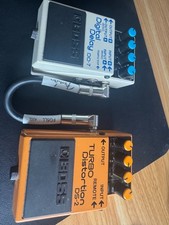 Boss DS-2 Turbo Distortion / Digital Delay DD-7 Pedals & Fender FG6LL Cable