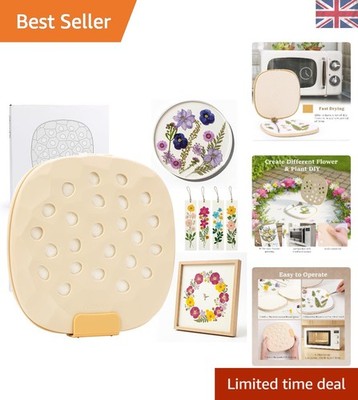 Effizientes Mikrowellen-Blumenpresse-Set - 9 x 9 Zoll für dauerhafte Blumenkunst