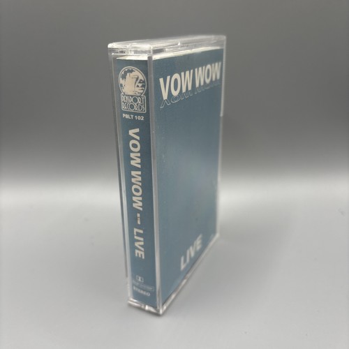 VOW WOW Live Cassette Tape PBLT 102 NM 1987 Japanese Heavy Metal Vowwow Rare - Picture 2 of 4