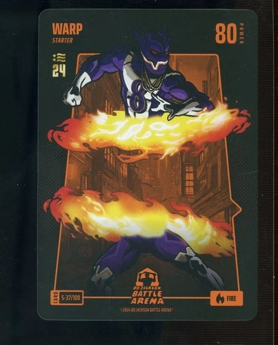 2024 Bo Jackson Battle Arena #S-37/100 Warp Starter Fire