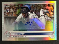 2022 Topps Chrome Update Series - Autograph Lucius Fox #AC-LFO Rookie Card