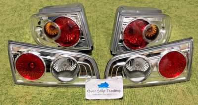Mazda Original Mazda 2 Demio 02-07 DY3W DY5W Klar Rücklicht Lampe Paar OEM JDM