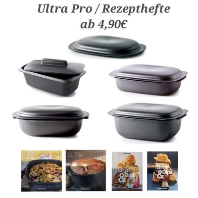 Tupperware Ultra Pro div. Ausführungen / passende Rezepthefte NEU