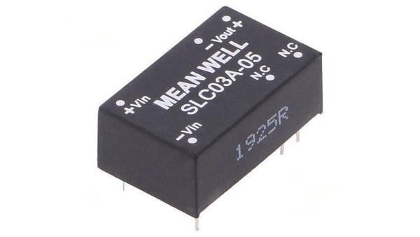 5904006762649 Przetwornica Dc/Dc 3W 9-18VDC 5VDC Iwyj 600Ma THT SLC03A-05 Mean W-image