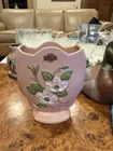 This is a vintage Hull Pottery “Rosella” vase