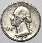 1944-S Washington Silver Quarter - Fine - #0414EA