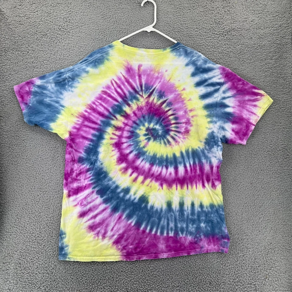 GRATEFUL DAD Tie-Dye T-Shirt Adult XL  Grateful Dead Parody Multi Color NO TAG - Image 3 of 4
