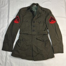 USMC MARINE CORPS ALPHA SERVICE JACKET COAT UNIFORM 36R BLOUSE 8405-082-2811