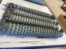 (3) 1.0 Ohm Ward Leonard High Power Wire Wound Ceramic Resistors & 1 Tru Ohm 1.2