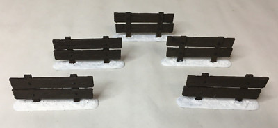DnD / Pathfinder Hand Painted Set Pieces / Terrain: Fences - Snow Base