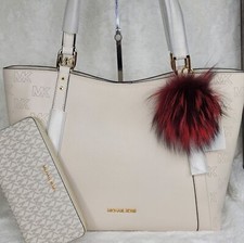 Michael Kors Matching Shoulder Bag Tote Handbag Wallet Wristlet Charm Pom Nwt