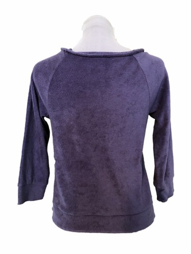 Dirttee Hollywood "So Kray" Top, Size LY, Purple, Long Sleeves - Picture 2 of 3