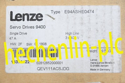 Lenze E94ASHE0474 Inverter Servo Driver E94ASHE0474 Brand New Fast