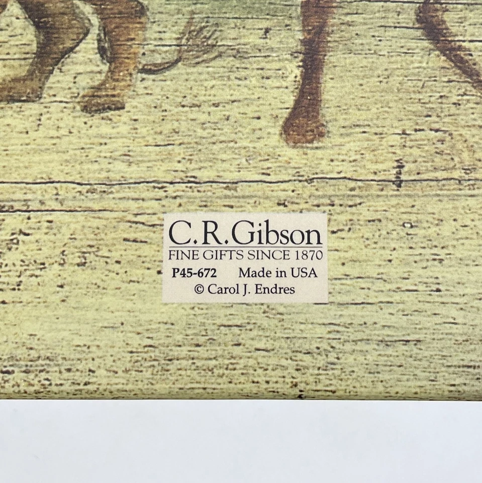 Álbum de fotos del Arca de Noé libro ilustrado vintage C.R. Animales de arte popular Gibson Foto 2 de 4