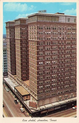 Rice Hotel, Houston, TX Vintage Chrome PC | eBay