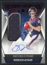 2021 Davis Mills Panini Rookies & Stars Freshman Orientation Patch Au #FO-DM /99