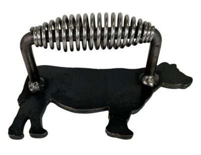 Cow Shaped Bacon Grill Press 8.5 Inch by 5 Inch