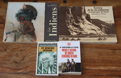 DIE INDIANER - SET MIT 4 BÜCHERN - NORDAMERIKA - Von 1977 bis 2017 - Sehr guter Zustand