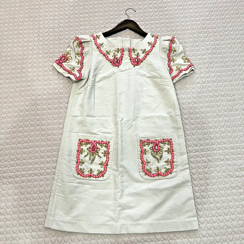 Mini vestidos para mujer Manoush con cuentas talla 4 de algodón Foto 2 de 4