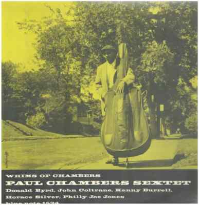 LP Paul Chambers Sextet Whims Of Chambers + INSERT JAPAN NEAR MINT Blue Not
