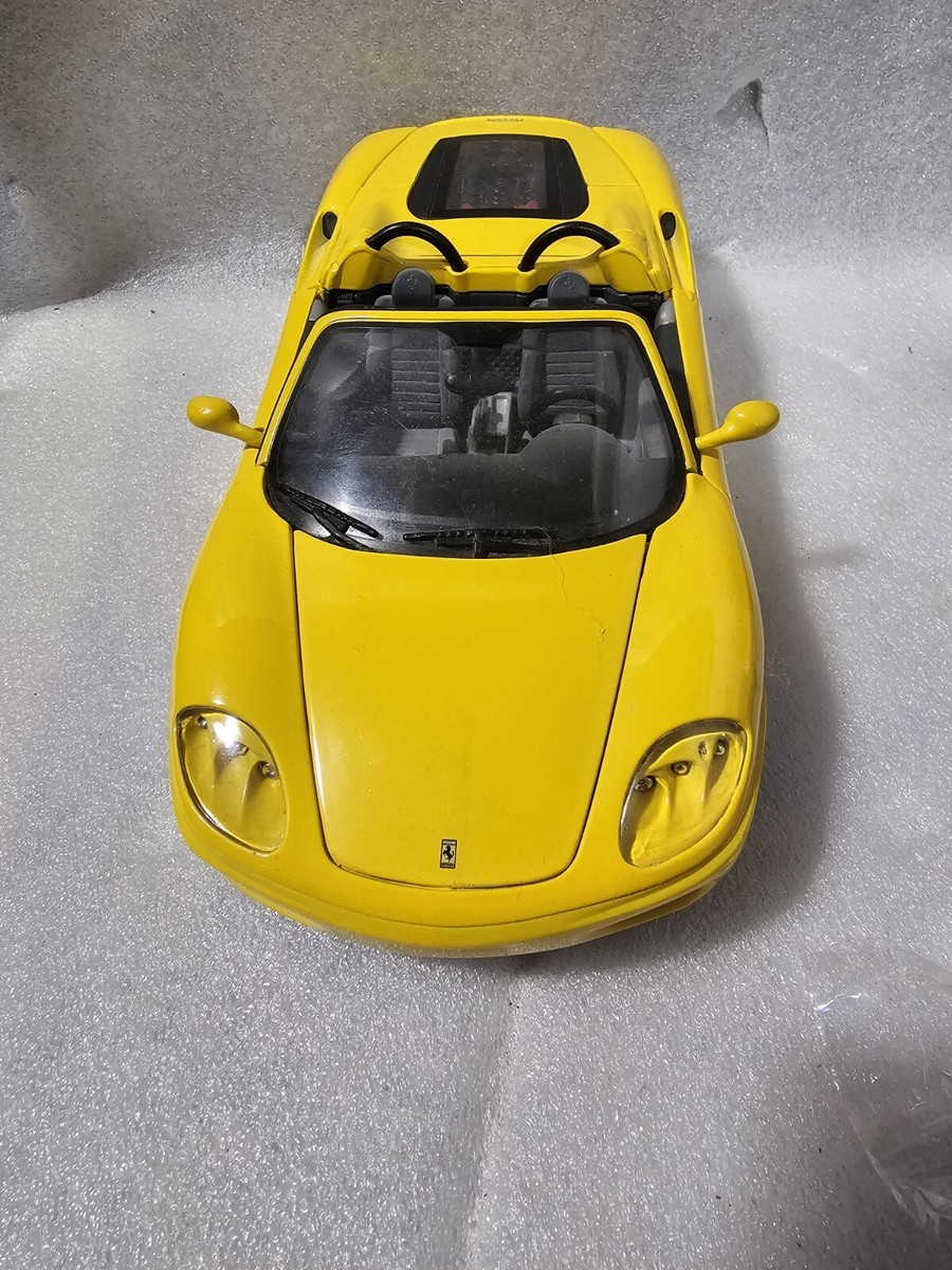 Hot Wheels 100% Ferrari 360 Spider 1:18 Yellow HTF | eBay Hot Wheels 100% Ferrari 360 Spider 1:18 Yellow HTF | eBay