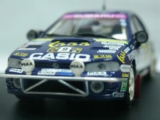 WOW EXTREMELY RARE Subaru Impreza WRX WRC Miyoshi Winner Safari 1995 1:43 Trofeu