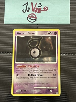 Unown V 79/146 Reverse HOLO NM Diamond & Pearl Legends Awakened Unown [V] (V)