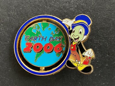 Earth Day 2006 Jiminy Cricket Spinner LE Disney Pin 46035