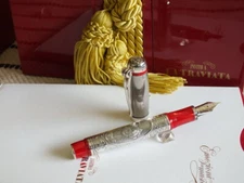 Montegrappa Limited Edition La Traviata Sterling Silver 18K Fountain Pen