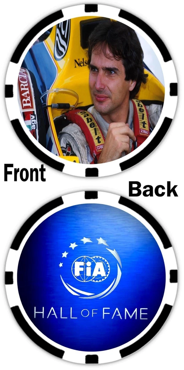 Nelson Piquet Formula 1 Racing Fan Apparel and Souvenirs for sale