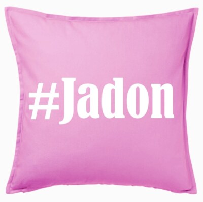 #Jadon Kissenbezug Pink Ich Liebe Jadon 112918