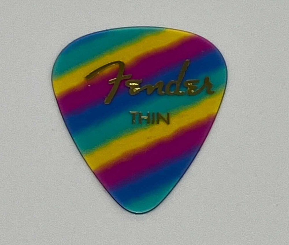 Fender Premium Celluloid 351 Shape Picks rainbow Heavy made in USA unused NEW 04