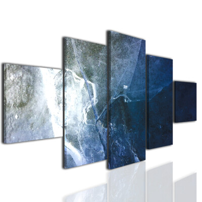 KADING Quadri su Tela Quadri Astratti Colorati Barca a Vela Quadro su Tela Poster e Stampe Moderne Soggiorno Decorazioni per la casa 100x200cm