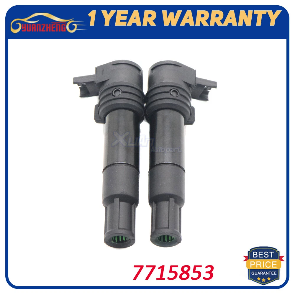 7715853 For BMW R1200R New Ignition Coil 2pcs 7715853-01 771585301 