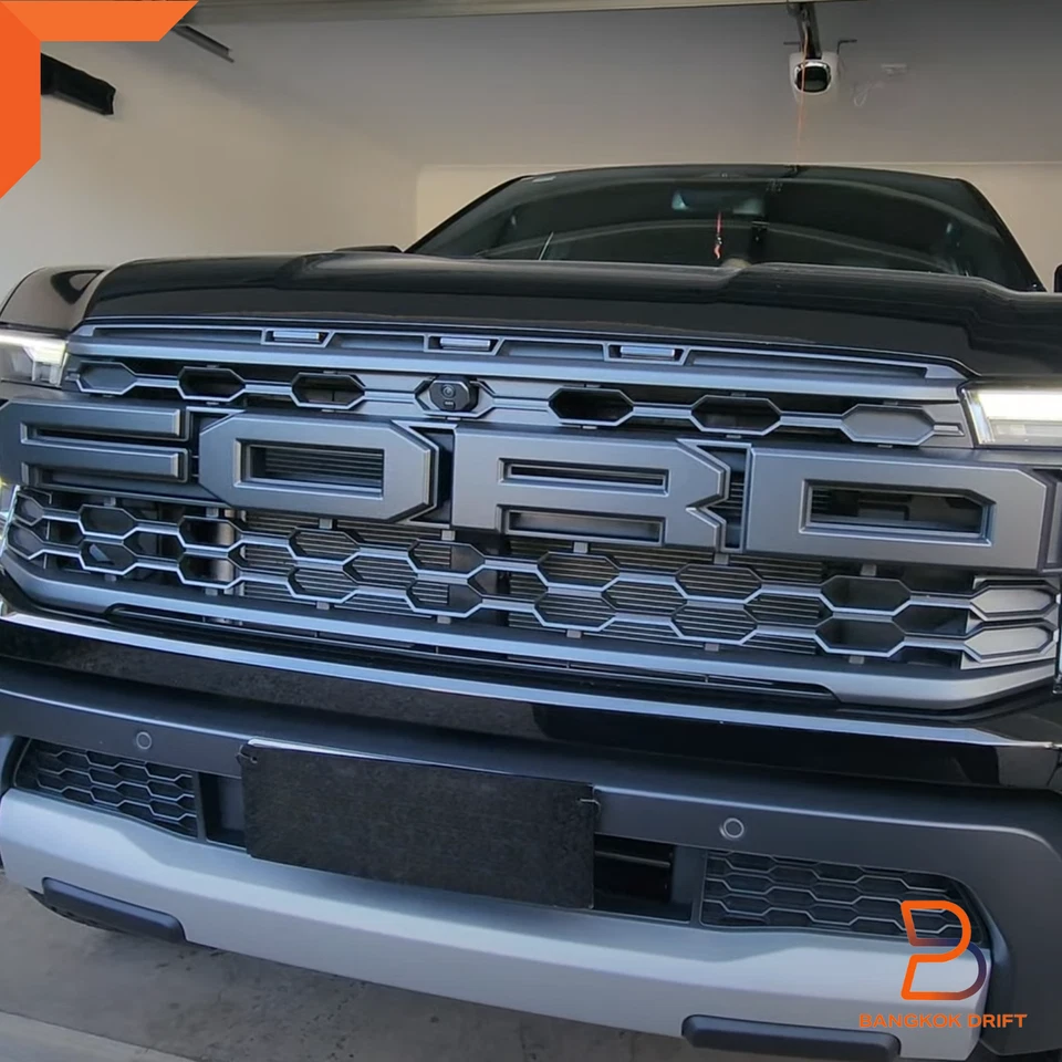 LED ÂMBAR 3 PEÇAS LÂMPADA DE GRADE FRONTAL PARA FORD RANGER RAPTOR NEXT GEN 2022-2025 - Imagem 4 de 4