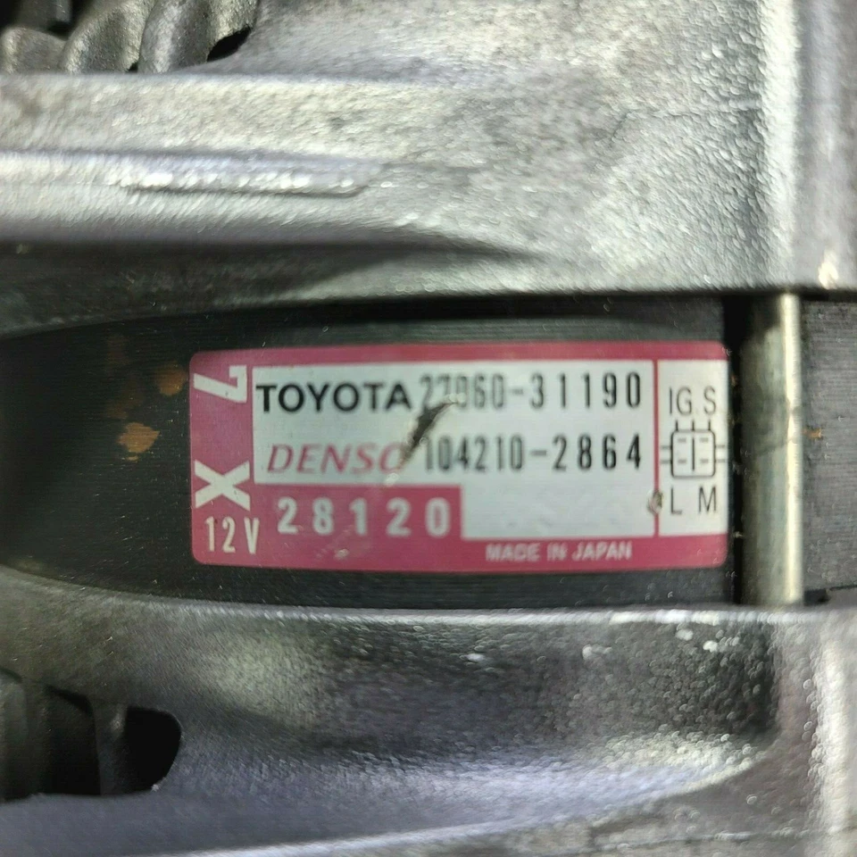 Toyota 4Runner V6 4.0Liter  2010 2011 2012 2013 2014 2015 Alternator 130Amps  - Image 3 of 3