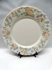 Vintage Arcopal Champetre Pattern Milk Glass 10.75" Dinner Plate EUC