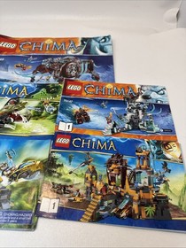 LEGO Chima Instruction Manuals - Lot of 9 - 70001 - No Bricks