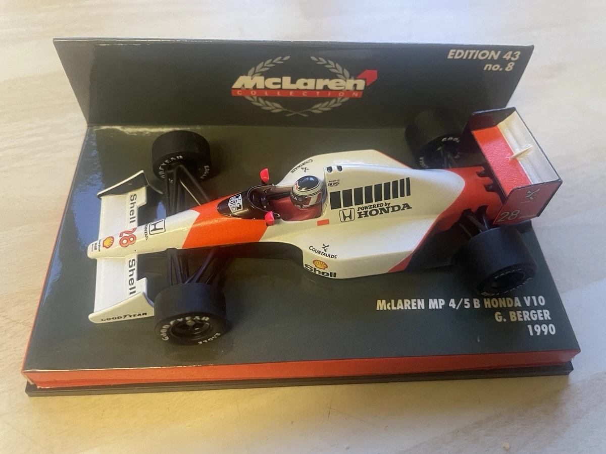 Minichamps 1/43 McLaren MP4/7 Honda V12 Berger 1992 - Modèle De Collection