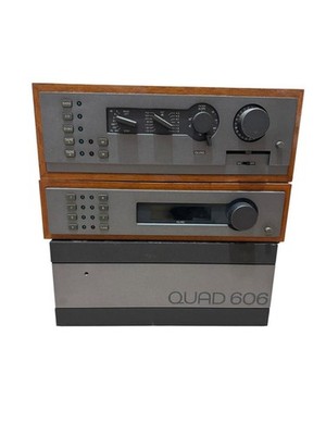 Quad 606 Power Amplifier Fm4 Tuner Quad 44 Preamplifier Vintage Audio Hifi