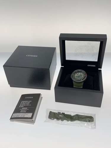Citizen Promaster B873-R015184 Eco-Drive Professionnel Noir Vert Solaire Montre - Photo 6 sur 6