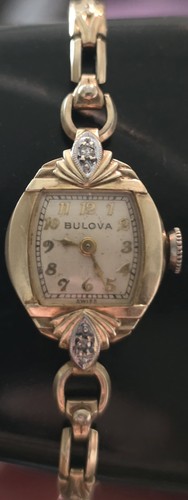 Vintage 1941 Bulova "Goddess of Time E" Ladies Cocktail Watch – (Needs Serviced)