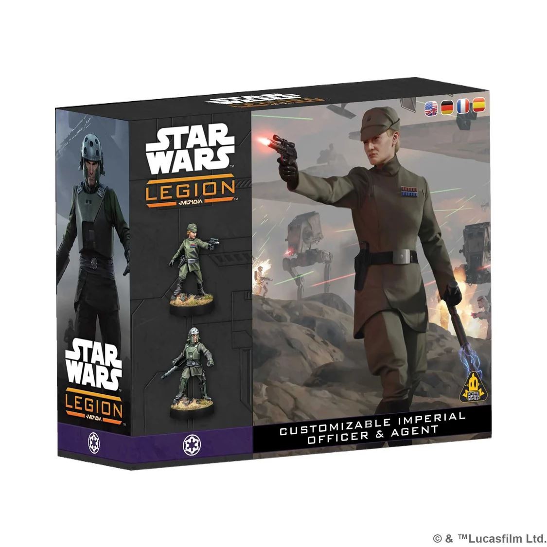Star Wars Legion - Personalizzabile Imperiale Ufficiale & Agente Miniatura Gioco