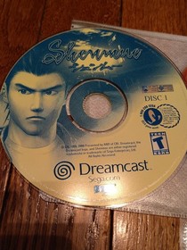 Shenmue Game Dreamcast 2000  All 4 Discs 1,2 & 3 & Passport - Tested 