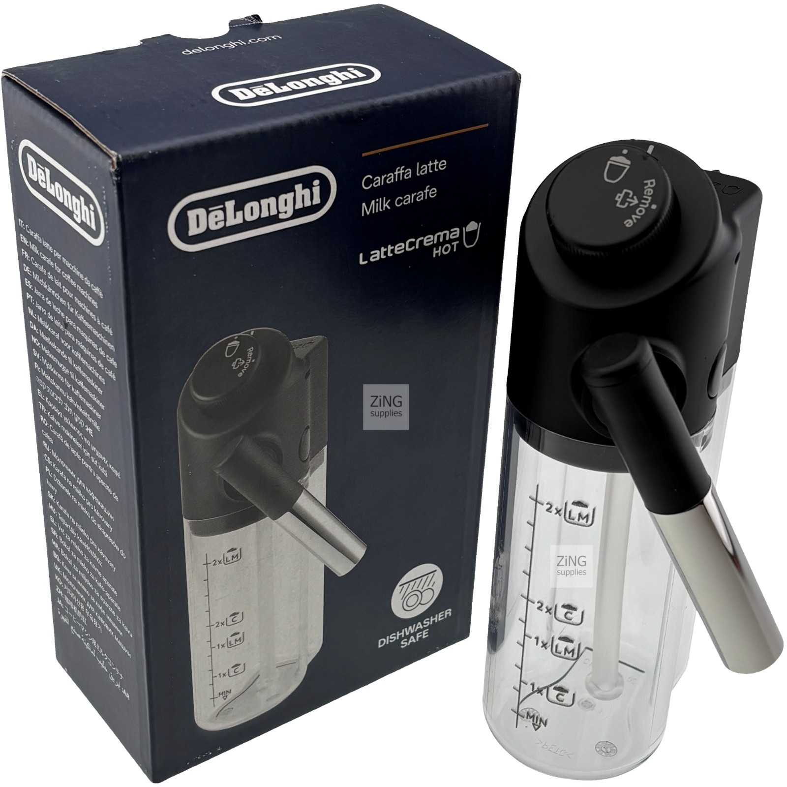 Delonghi Magnifica ECAM22 Coffee Machine Milk Carafe Jug Frother Unit AS00009731