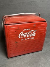 Org. 60er Coca Cola Kühlbox Vintage Design Camping Kühlschrank Kühltruhe #226