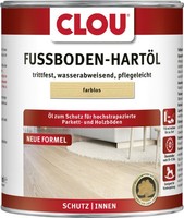 Clou FußBoden HartöL 750 Ml Farblos Holzschutzlasur